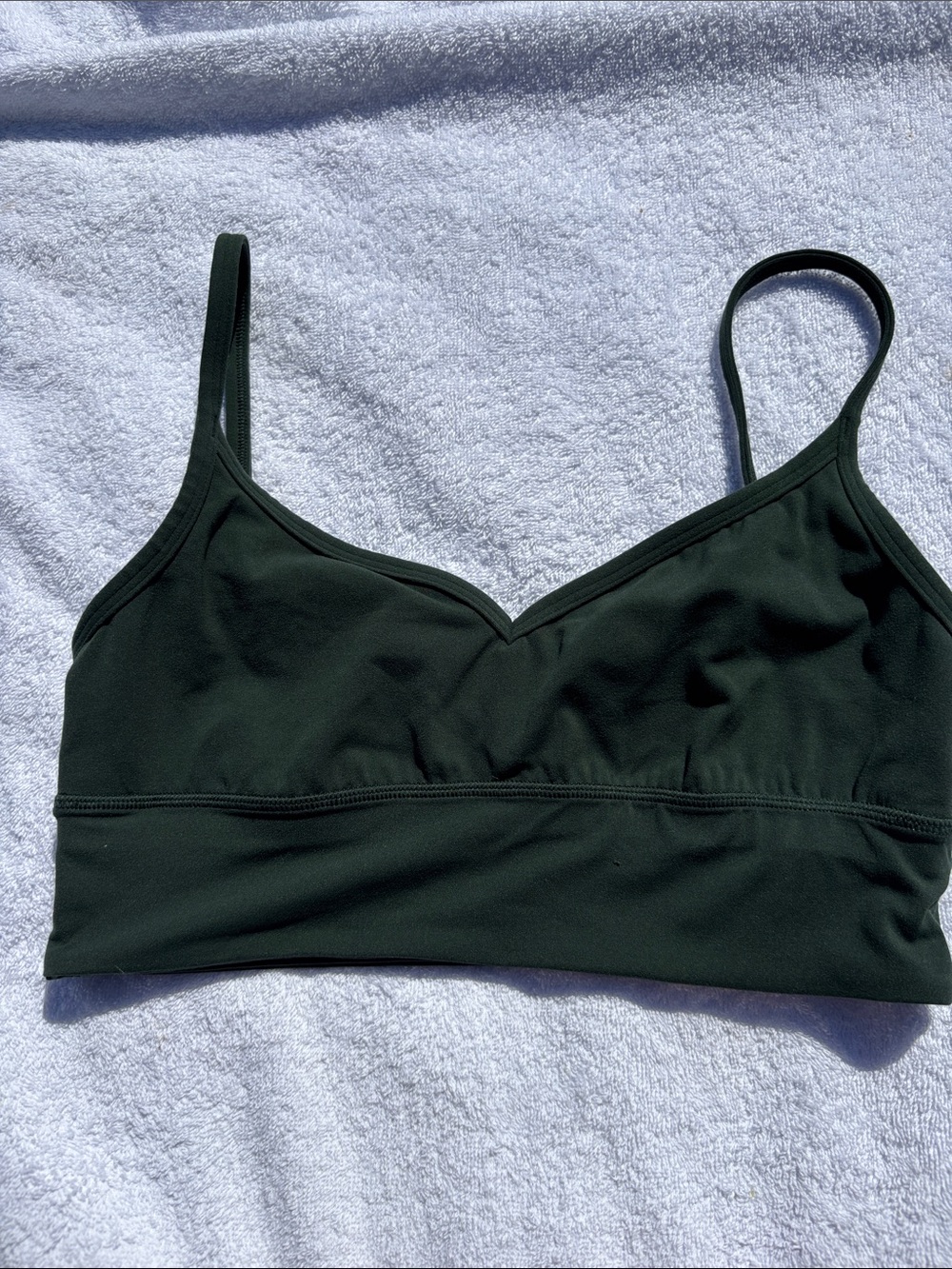 Lululemon Sweetheart Bra Rainforest Green SZ 10 NWOT no pads💚💚